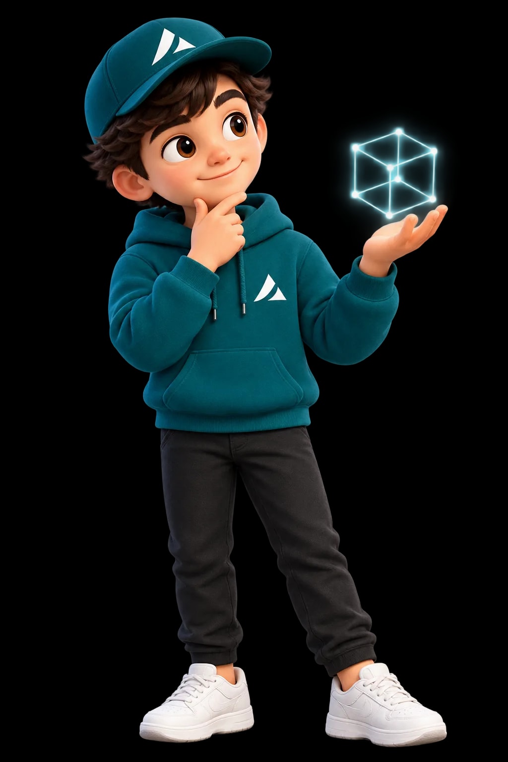Adamant creative mascot illustration